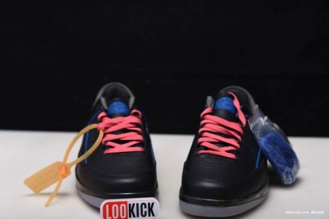 Rep Retro Low Blue SP Off-White Jordan DJ4375-004 Black 2 0701